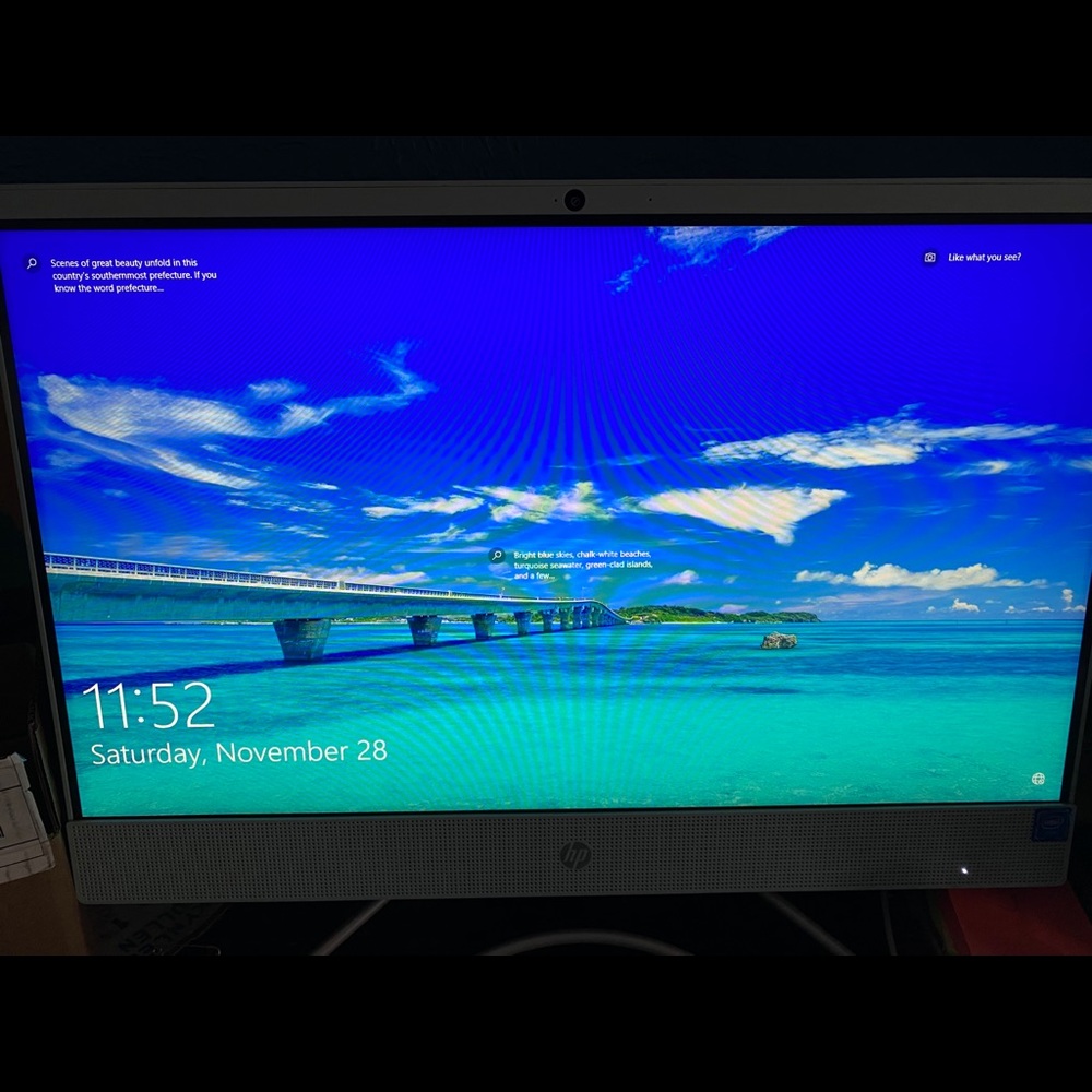 All in one HP computer